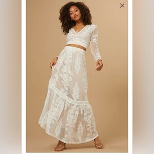 Altar’d State Arissa Embroidered Top